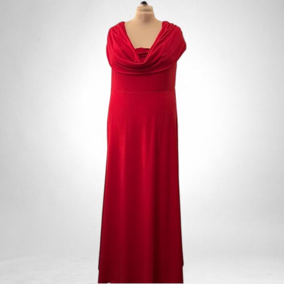 ELOQUII Women's Plus Size Off The Shoulder Maxi Dress, NWT! Size 22 - Picture 1 of 8